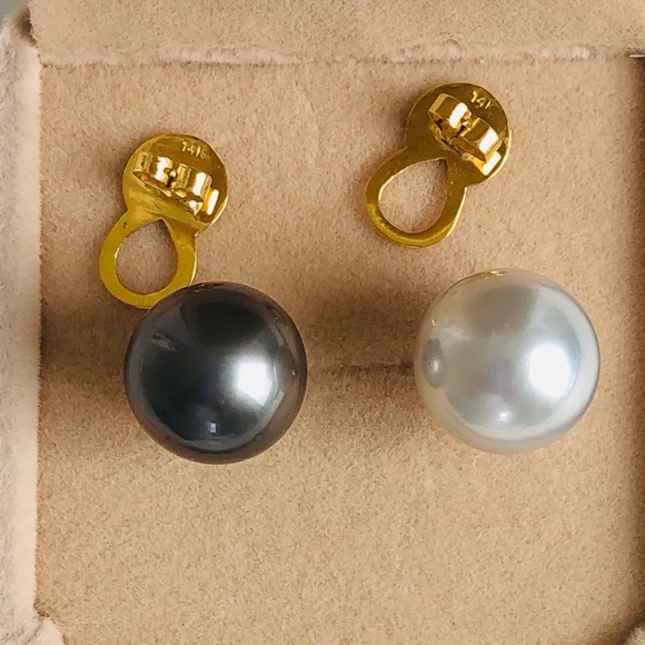 South Sea pearl earrings - Picture 3 of 12